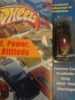 Hot Wheels 35 Years Book With Limited edition car Still In Pack 