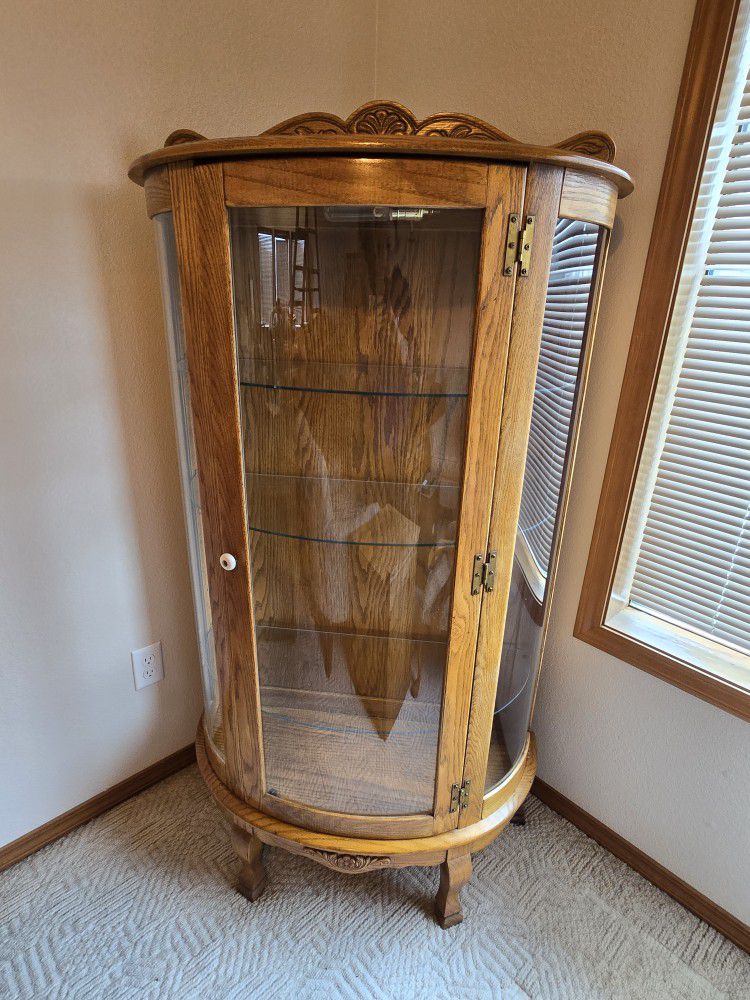 Antique Solid Wood Hutch