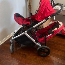Britax Double Stroller and Car Seat