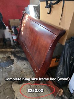 King Size Frame Bed