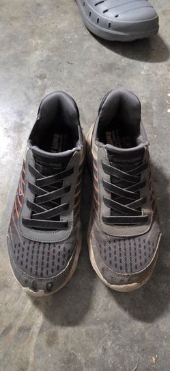 Skechers Low-Top Sneakers Gray Orange