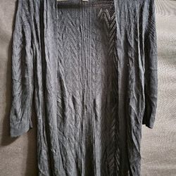 Women's croft & barrow cardigan / Black Size PXS