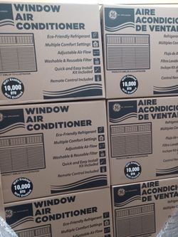 10000btu windows ac by GE smart WiFi.  Complete Set new with warranty.