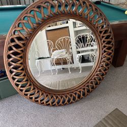 Decorative  45” Beveled Edge Wall Mirror