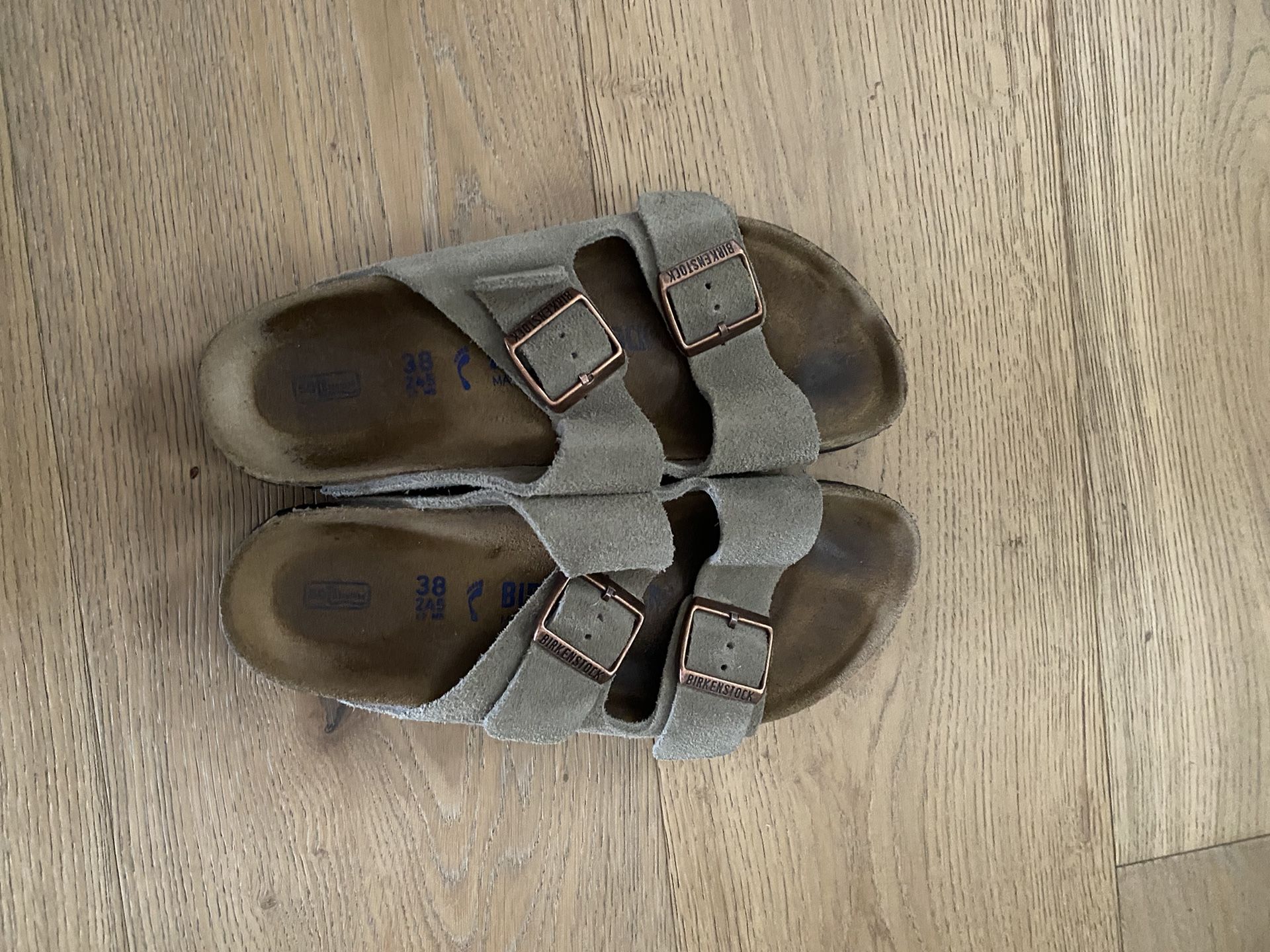 Taupe Birkenstocks