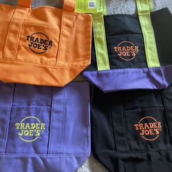 Trader Joe’s New Fall  Mini Tote Bags 👻👻👻👻👻👻