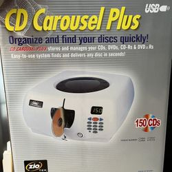  ZioTek Media Carousel Plus CD Librar