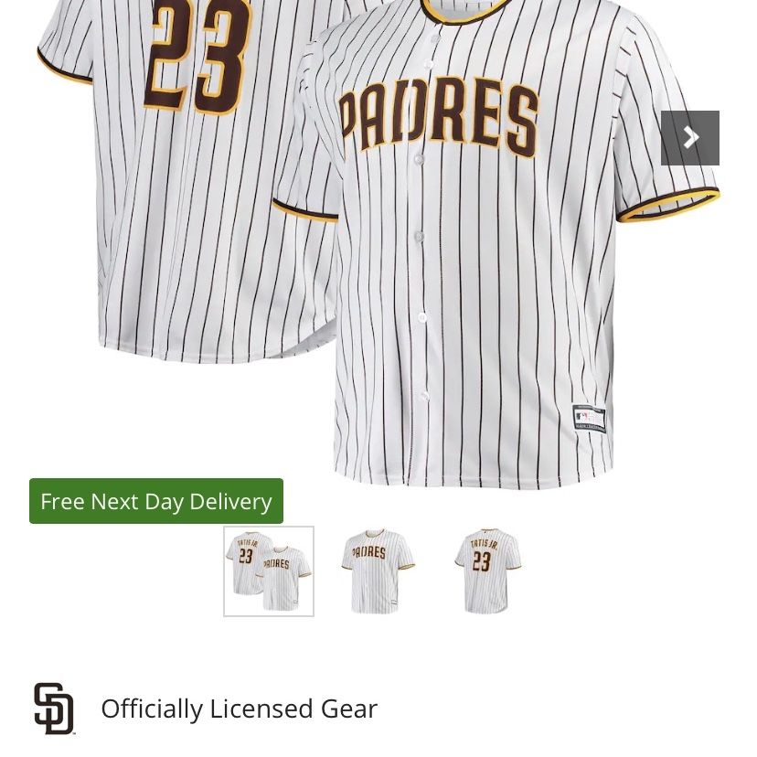 Fernando Tatis Jr. San Diego Padres #23 Adult XXL Tan Jersey for Sale in  Las Vegas, NV - OfferUp