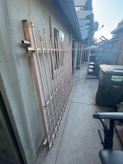 Beautiful Wrought Iron Fence Panels, both for $150