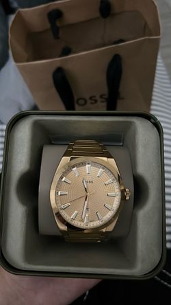 Fossil Men's Gold-Tone Analog Watch
