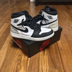 Nike Air Jordan 1 Retro High OG Stage Haze Bleached Coral Sneakers Size 9.5