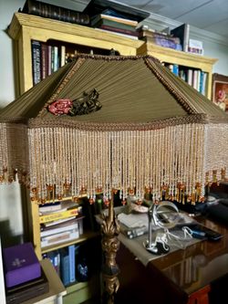 Antique hand made lamp shade