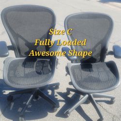 Size C Herman Miller Aeron Office Desk Gaming Chair 