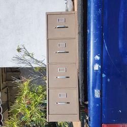 3 Heavy Duty Locking Office File Cabinets
