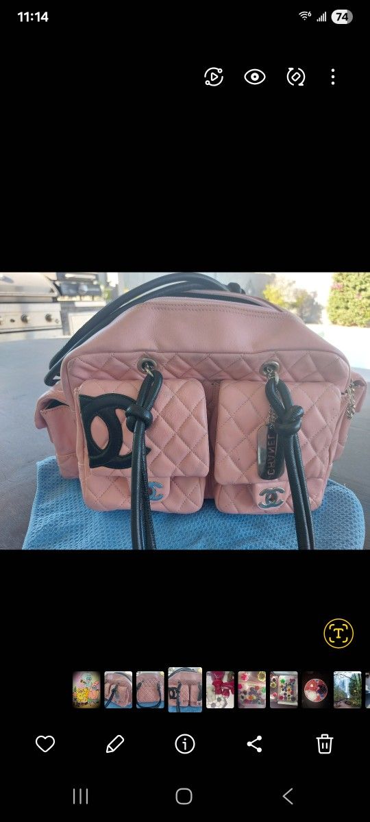 Vintage Pink Chanel Purse