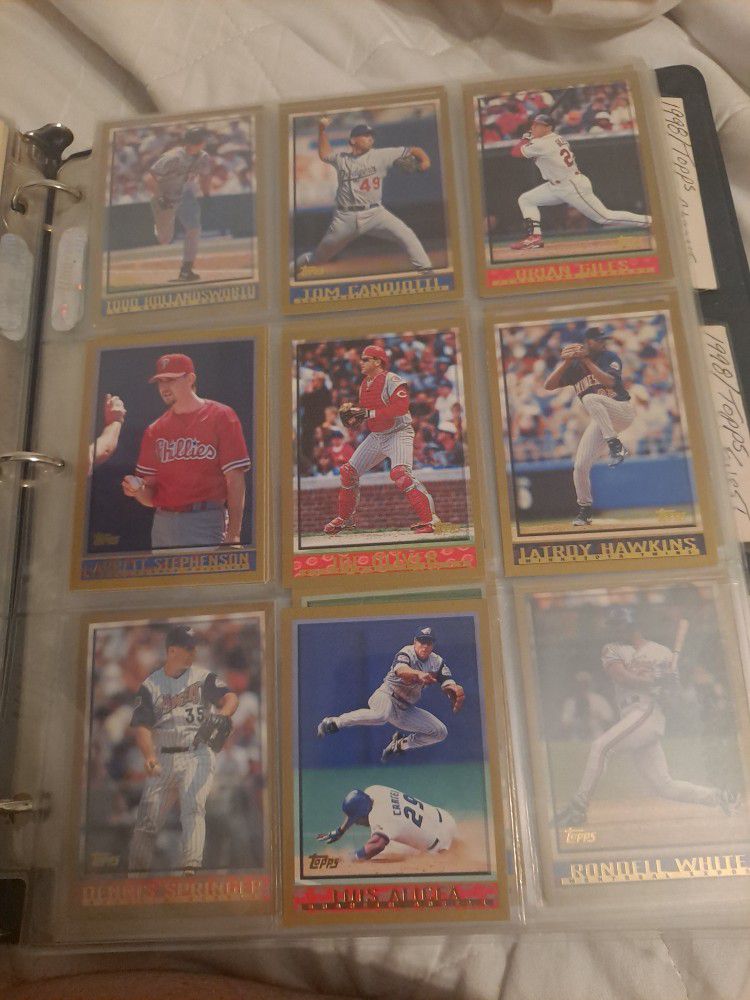 Baseball cards. 