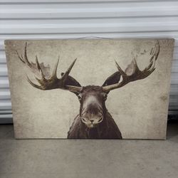 Moose Wall Art Rustic Cabin Lodge Decor Large Wall Decor