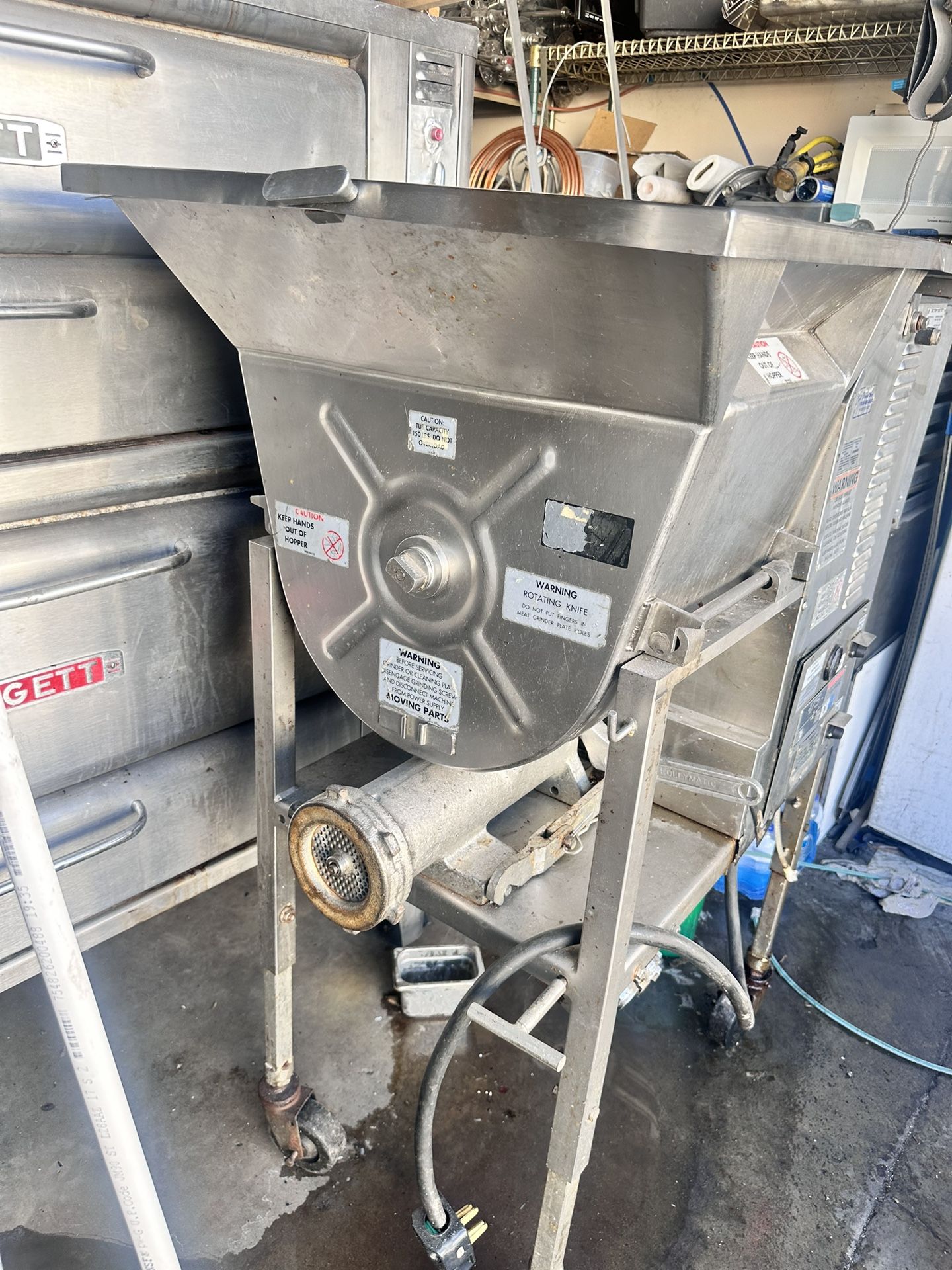 Hollymatic Commercial Meat Grinder Mixer