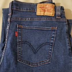 Womens Levi's 550 Relaxed Fit Boot Cut Jeans Size 10