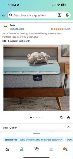 Gently used Mattress Topper - Queen