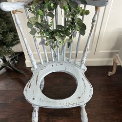 Flower Pot Chair Decor