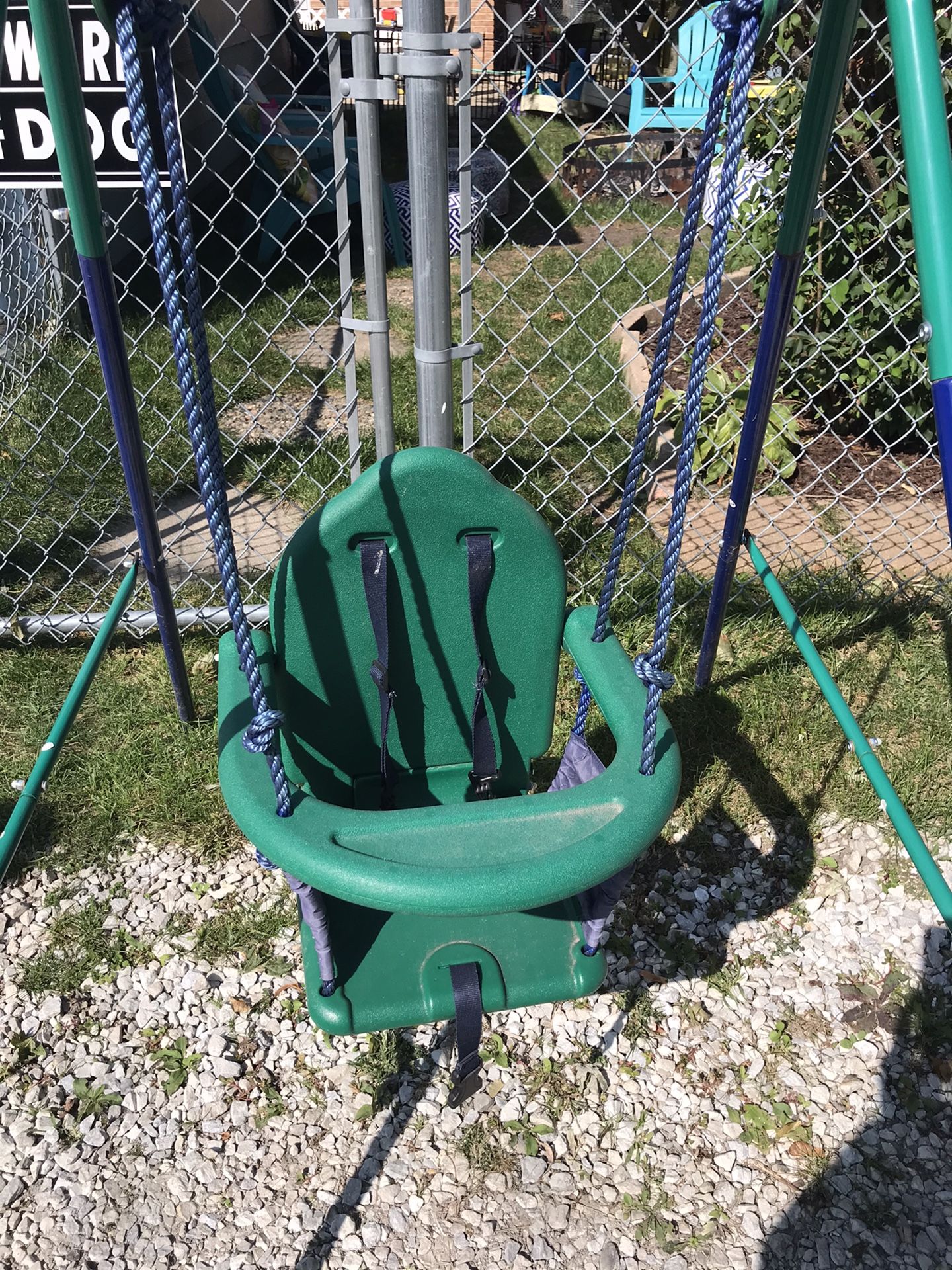 Aleko baby/toddler indoor/outdoor swing