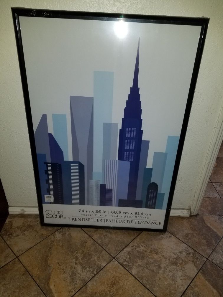 24x36 Poster Frame. Brand New! $10