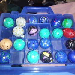 Bakugon Figurines Huge Lot 50+ Figurines, Cards, Carry Cases And Game Board