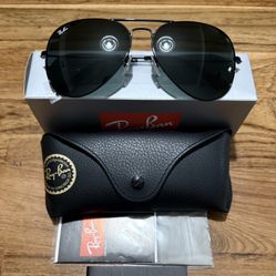 Ray-Ban AVIATOR Sunglasses AUTHENTIC LARGE Frame 62MM