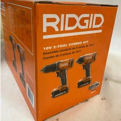 RIDGID 18V Cordless 2-Tool Combo 

