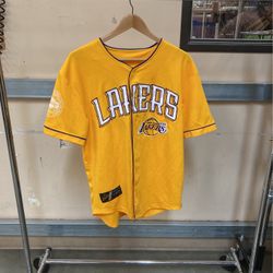 Medium Lakers Button up Jersey 