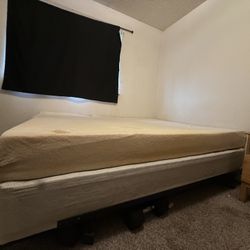 Queen Size Mattress With Bed Frame(memory Foam)