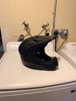 Seven iDP Full-Face Helmet Matte Black - large MTB biking