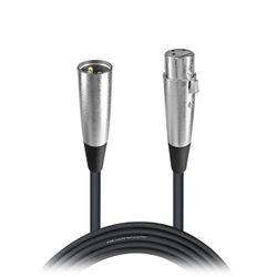 Prox XCP-XLR05 Balanced XLR3-F to XLR3-M Premium Audio Microphone Cable - 5 Feet