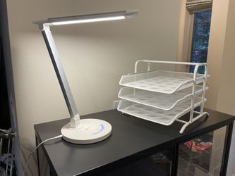 Dimming LED Desk Lamp with USB Charging Port, 35 Lighting Modes, Touch/Memory Function