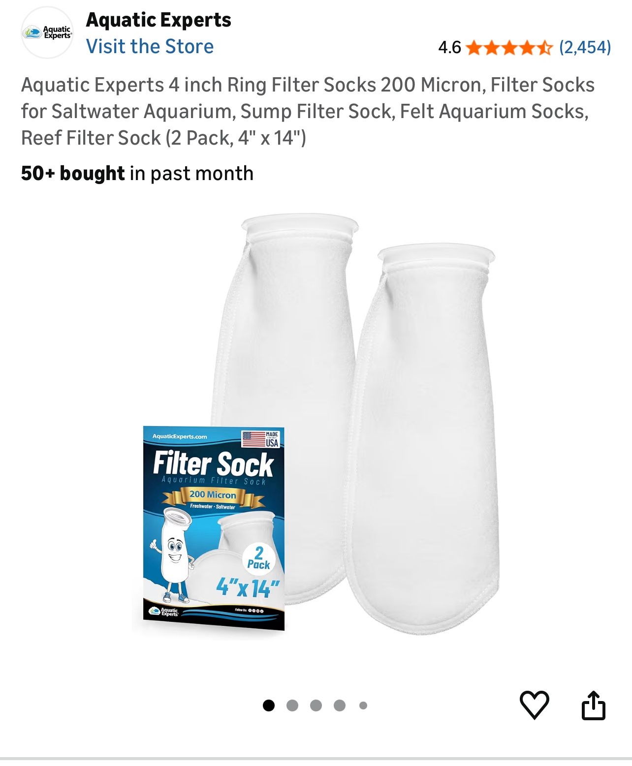 Aquarium Filter Sock