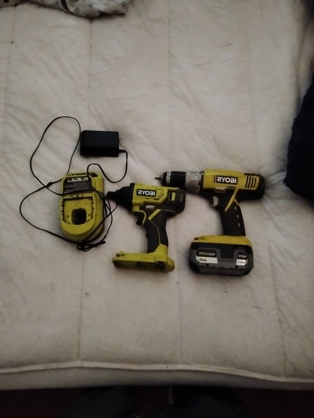 Ryobi Drill And Impact 