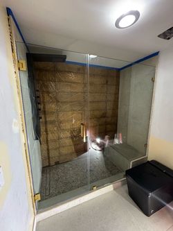 Glass doors