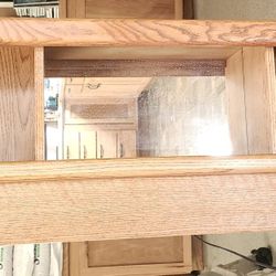 Headboard Cabinet w/ Lighting Queen