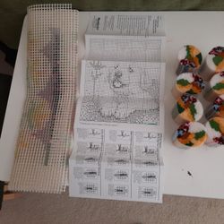 Wonderart Flower Pup Latch-Hook Kit