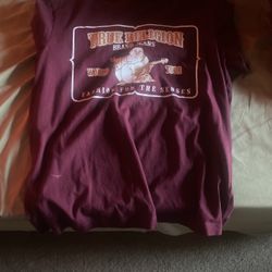 True Religion Shirt Maroon