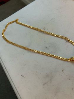 Gold necklace