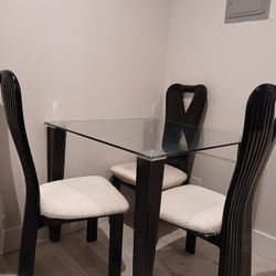 3 Chairs And Table