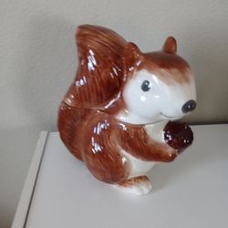 Squirrel Cookie Jar 