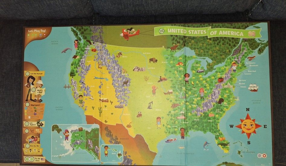 Leap Frog Tag United States Of America Map