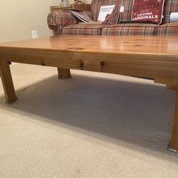 Brown Wooden Coffee Table 