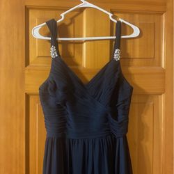 Morilee Madeline Gardner Navy Blue Gown