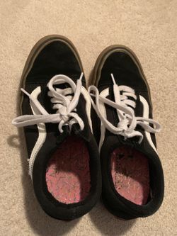 Black vans size 8.5