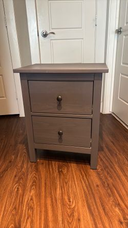 Ikea Hemnes 2-drawer Chest nightstand - Grey