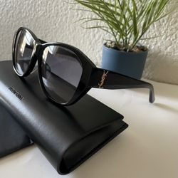 New , Saint Laurent women's SLM8F 57mm sunglasses